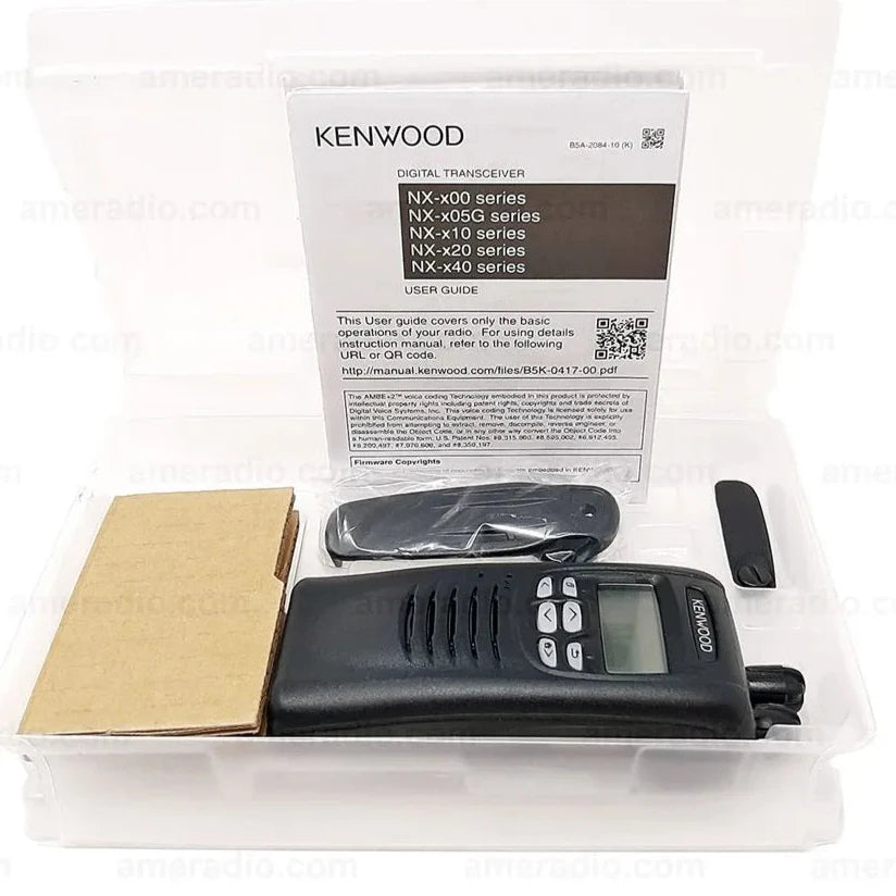 KENWOOD NX-205G NEXEDGE™ VHF Digital & FM Portable Radio, 136-174 MHz, 5W, 512 channels, 14 characters Alphanumeric LCD, 6 Control Keys, with GPS Unit